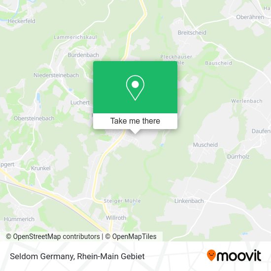 Карта Seldom Germany