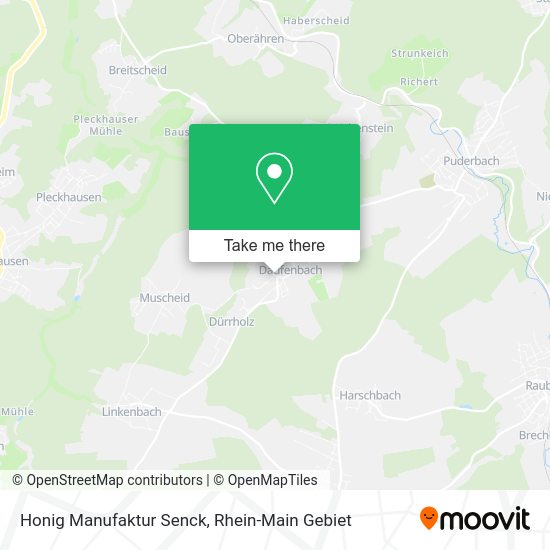 Карта Honig Manufaktur Senck
