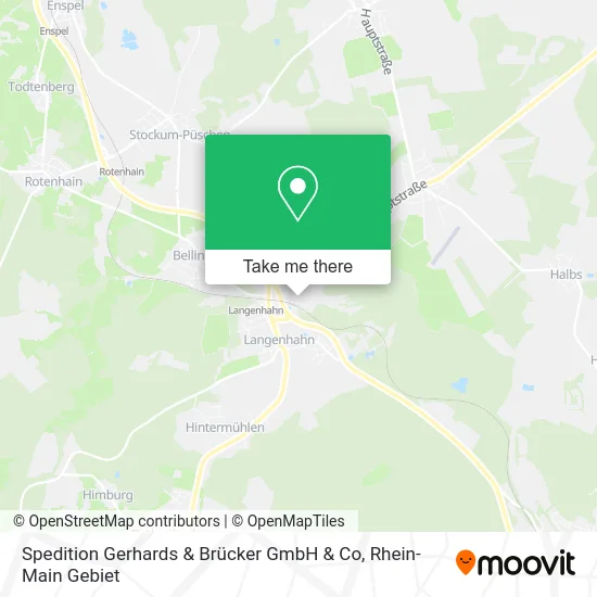 Карта Spedition Gerhards & Brücker GmbH & Co