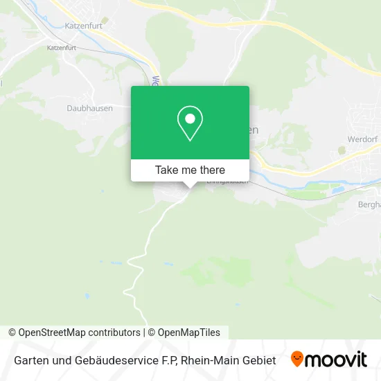 Карта Garten und Gebäudeservice F.P