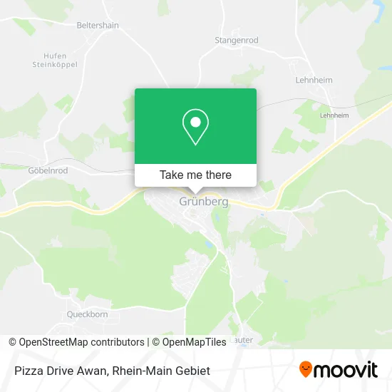 Карта Pizza Drive Awan