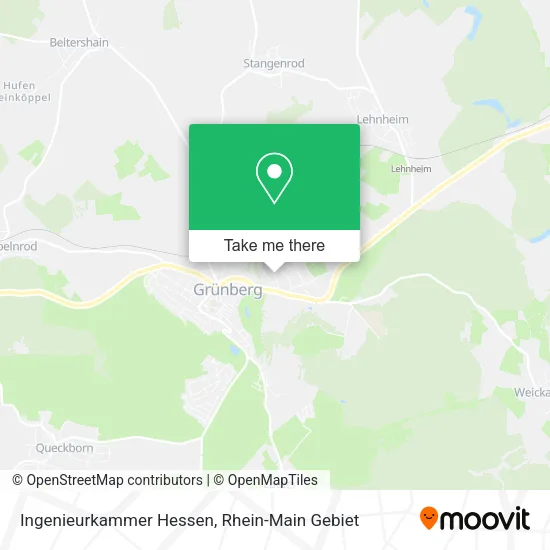Карта Ingenieurkammer Hessen