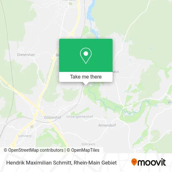 Карта Hendrik Maximilian Schmitt