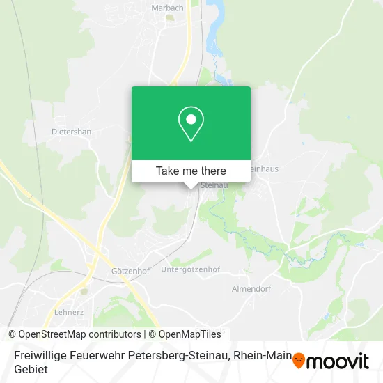 Карта Freiwillige Feuerwehr Petersberg-Steinau