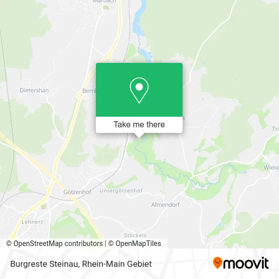 Карта Burgreste Steinau