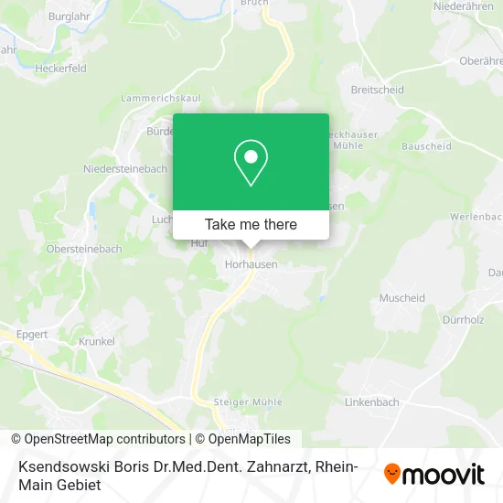 Карта Ksendsowski Boris Dr.Med.Dent. Zahnarzt