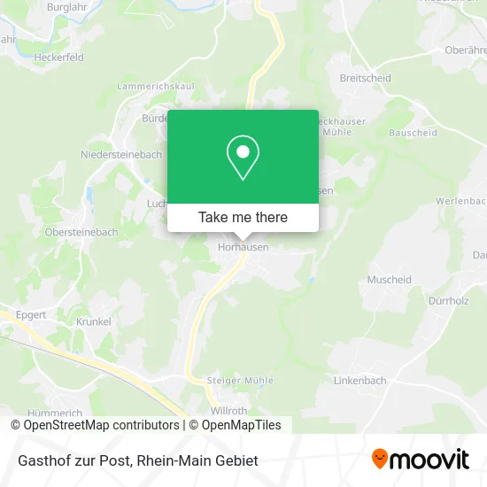 Карта Gasthof zur Post