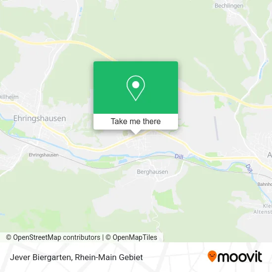 Карта Jever Biergarten