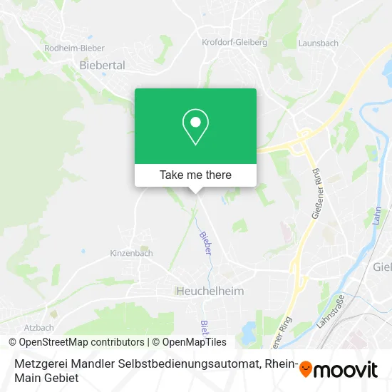 Карта Metzgerei Mandler Selbstbedienungsautomat