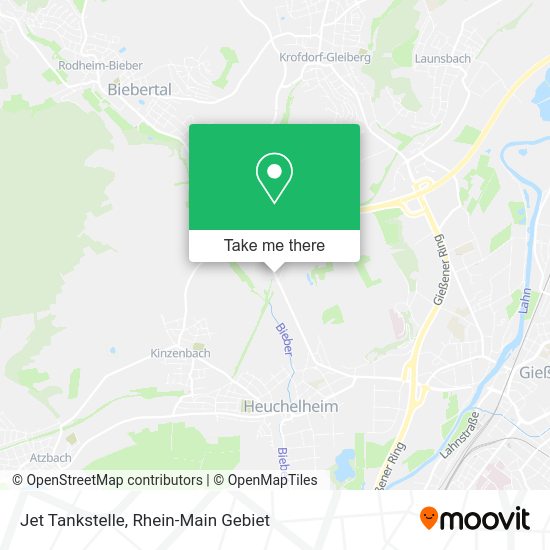 Карта Jet Tankstelle