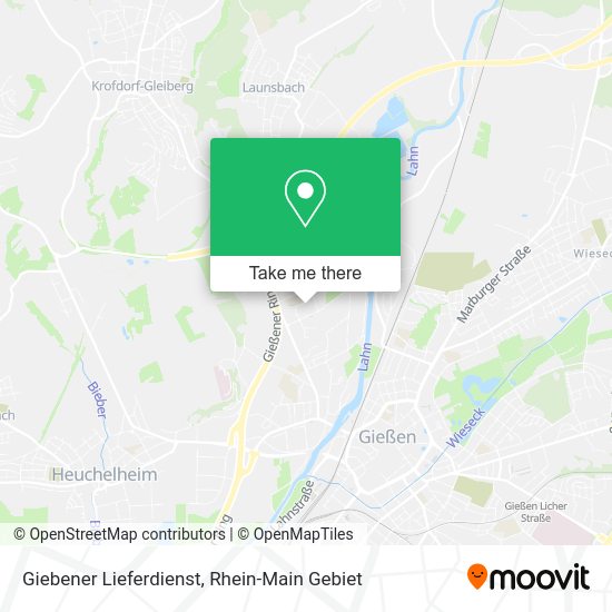 Карта Giebener Lieferdienst
