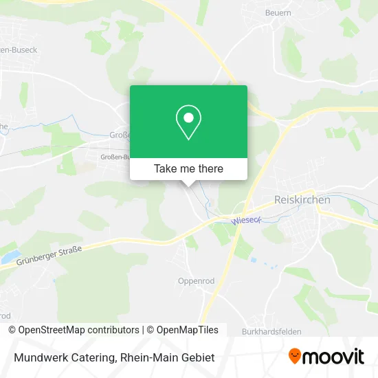 Карта Mundwerk Catering