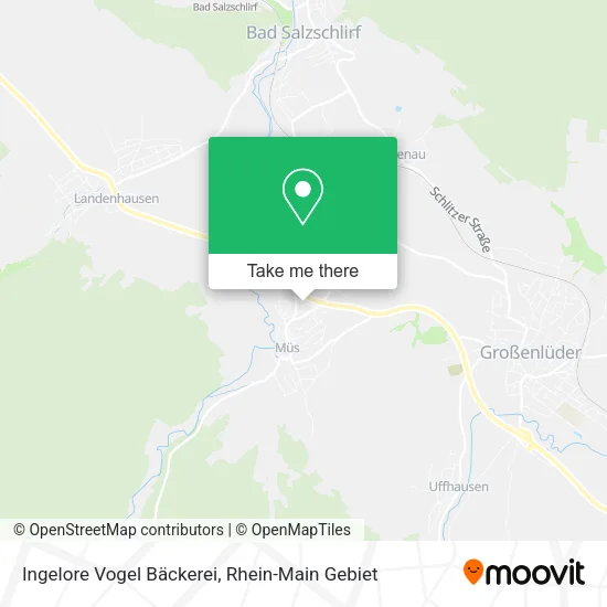 Карта Ingelore Vogel Bäckerei