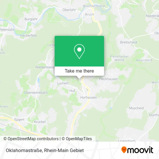Карта Oklahomastraße