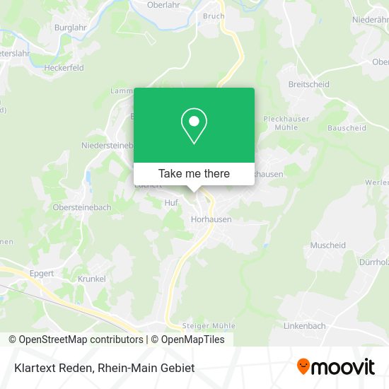 Карта Klartext Reden