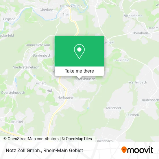Карта Notz Zoll Gmbh.