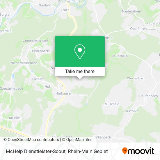 Карта McHelp Dienstleister-Scout