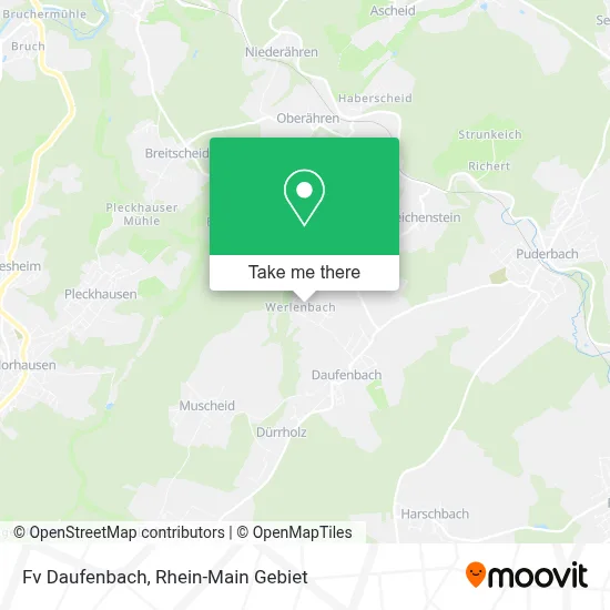 Fv Daufenbach map