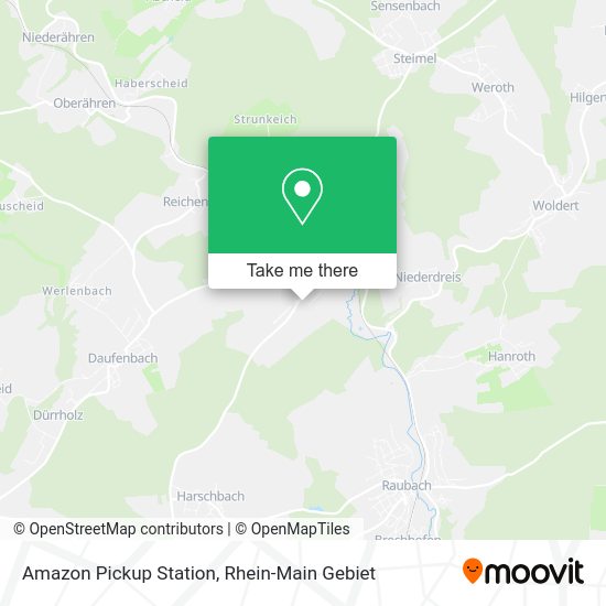 Карта Amazon Pickup Station