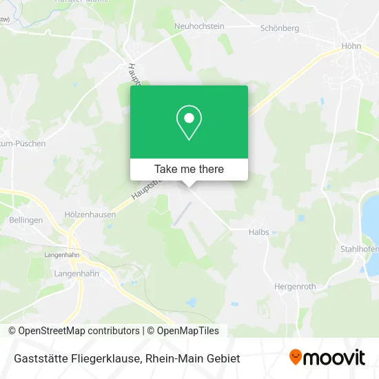 Карта Gaststätte Fliegerklause