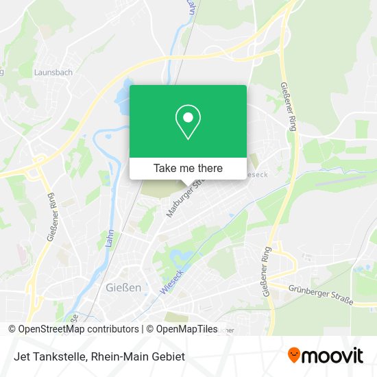 Карта Jet Tankstelle