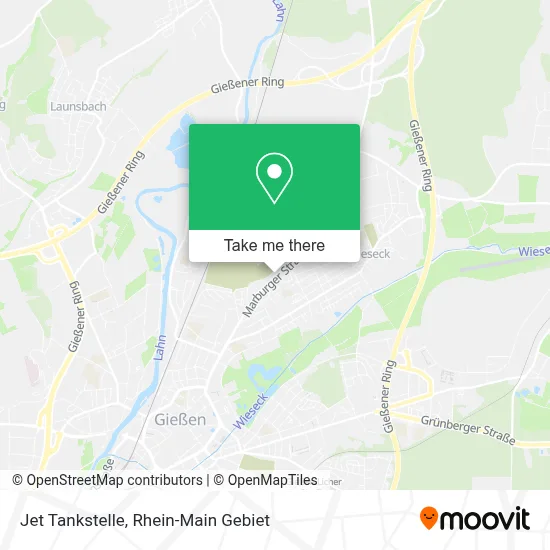 Jet Tankstelle map