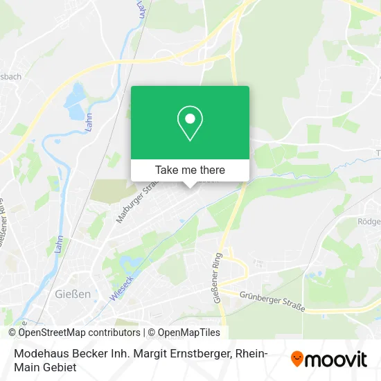 Карта Modehaus Becker Inh. Margit Ernstberger