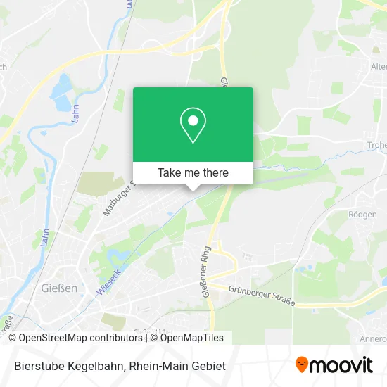 Карта Bierstube Kegelbahn