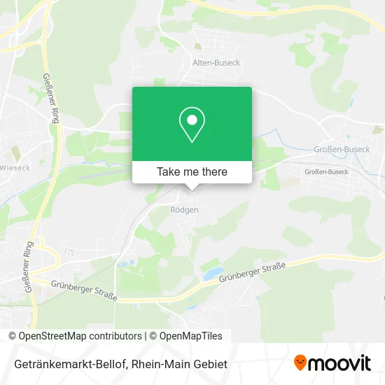 Карта Getränkemarkt-Bellof