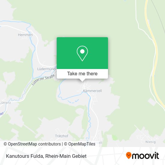 Карта Kanutours Fulda