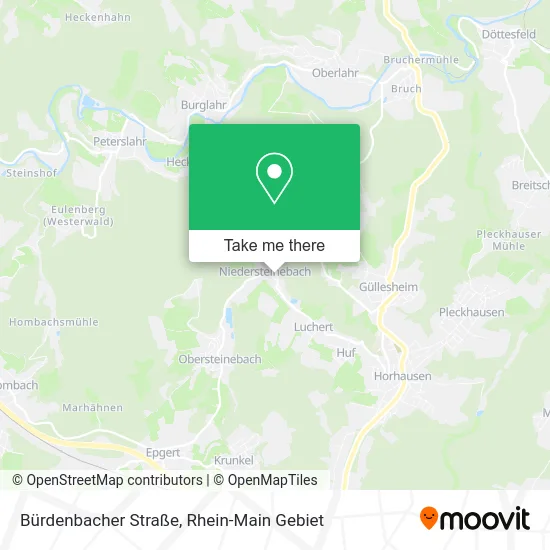 Карта Bürdenbacher Straße