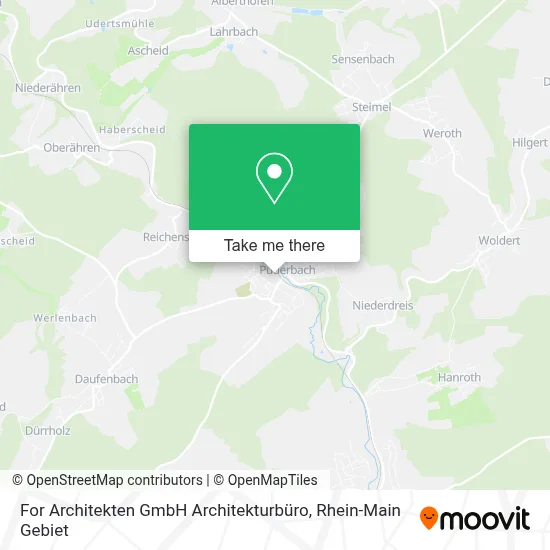 For Architekten GmbH Architekturbüro map