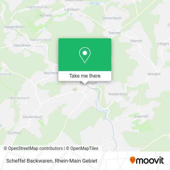 Карта Scheffel Backwaren
