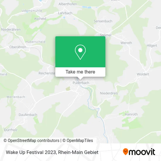 Карта Wake Up Festival 2023