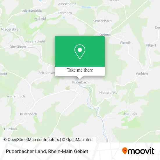 Карта Puderbacher Land