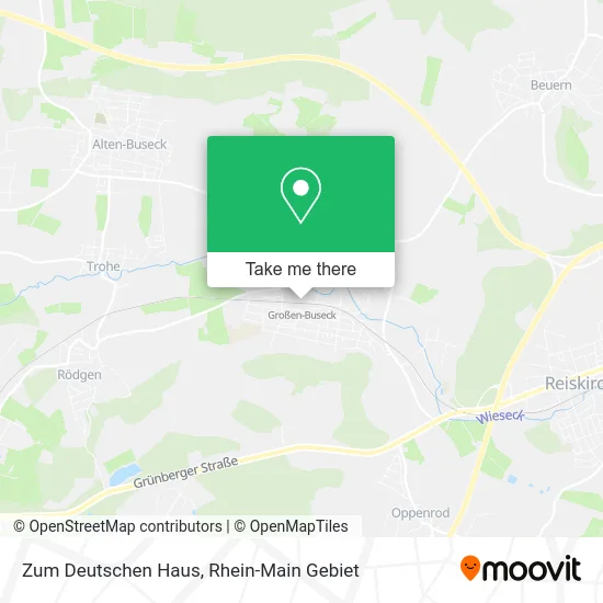 Карта Zum Deutschen Haus