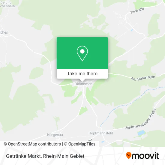 Карта Getränke Markt