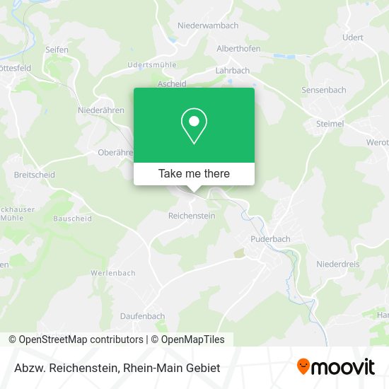 Карта Abzw. Reichenstein