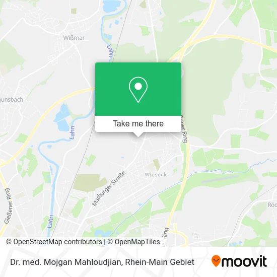 Карта Dr. med. Mojgan Mahloudjian