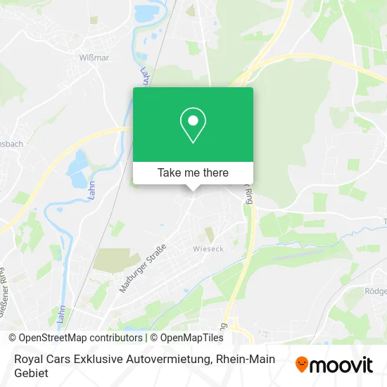 Карта Royal Cars Exklusive Autovermietung