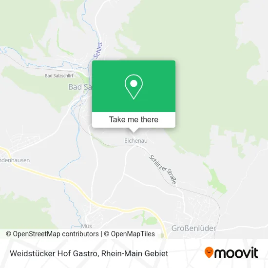 Карта Weidstücker Hof Gastro