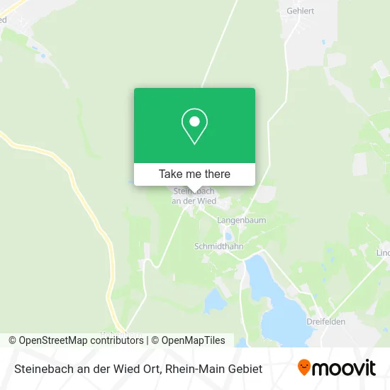 Карта Steinebach an der Wied Ort