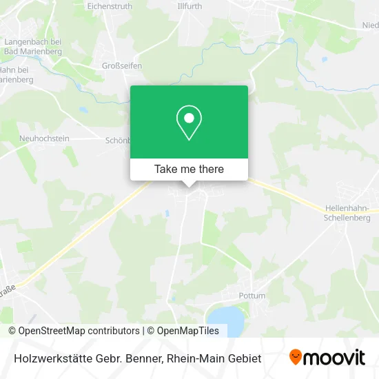 Карта Holzwerkstätte Gebr. Benner