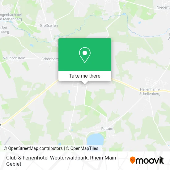 Карта Club & Ferienhotel Westerwaldpark