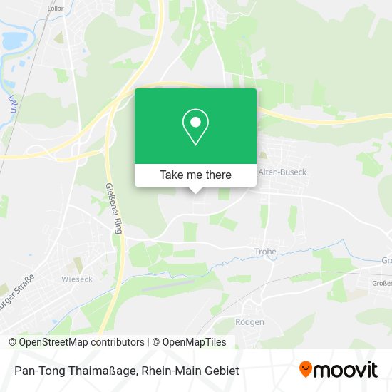Карта Pan-Tong Thaimaßage