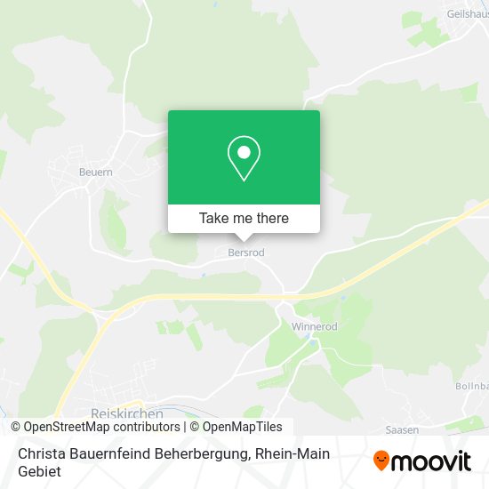 Карта Christa Bauernfeind Beherbergung