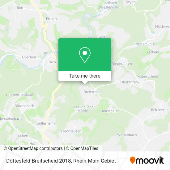 Карта Döttesfeld Breitscheid 2018