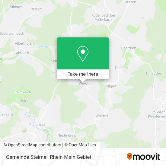 Карта Gemeinde Steimel