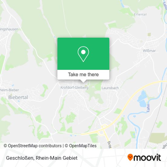 Карта Geschloßen