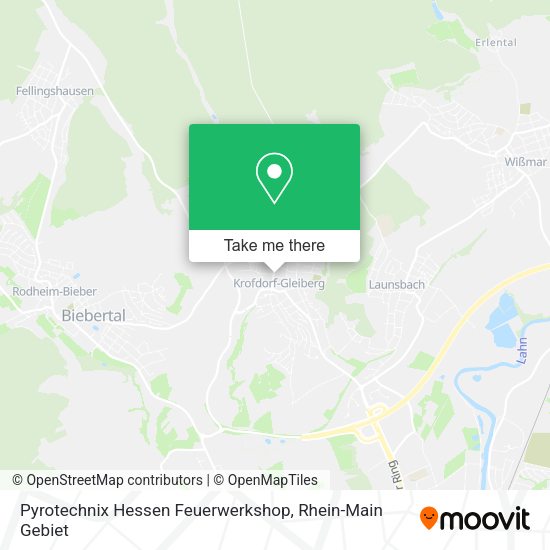 Карта Pyrotechnix Hessen Feuerwerkshop